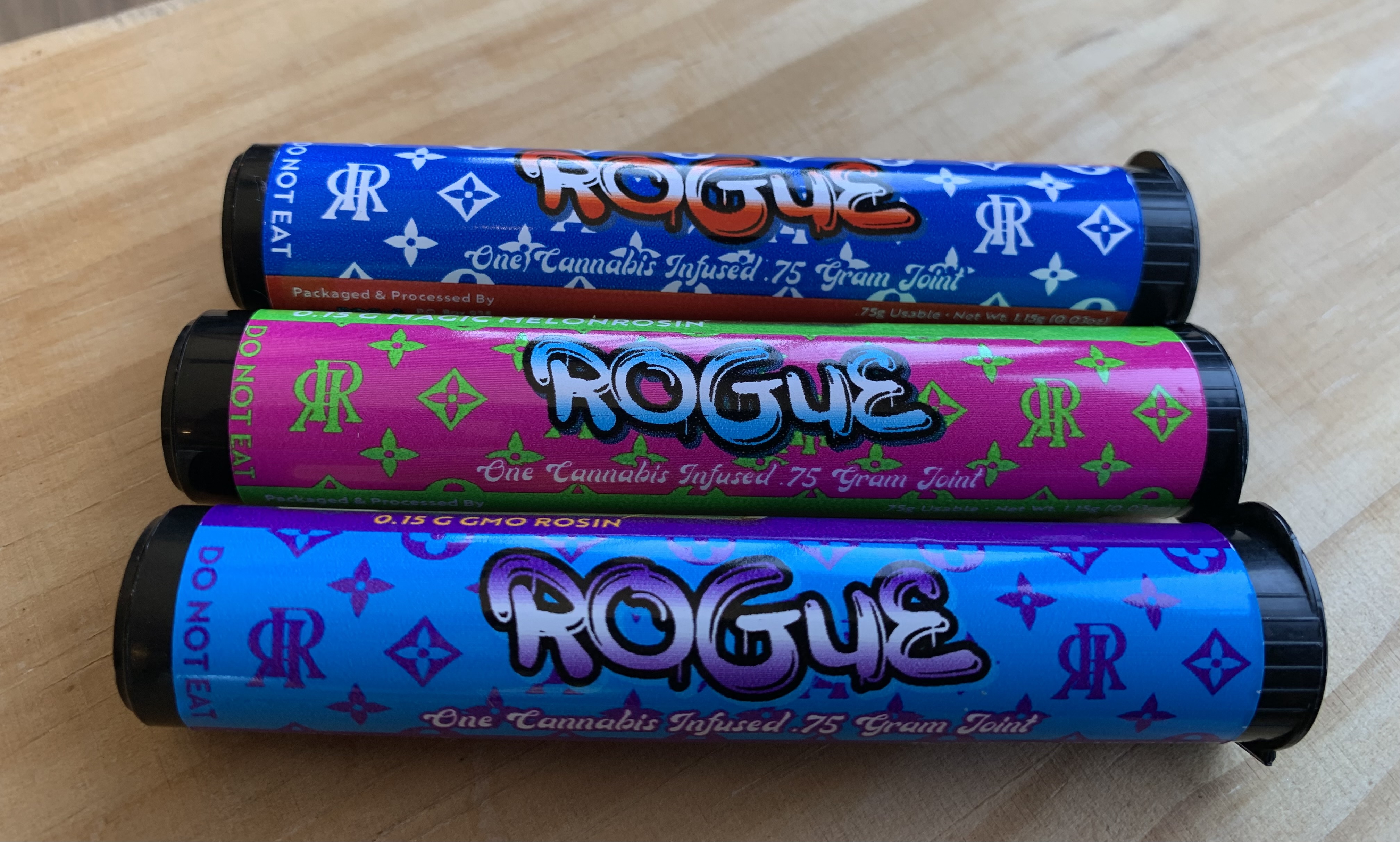 Photograph of product: Rogue - Oreoz /Magic Melon Rosin Infused Pre-Roll