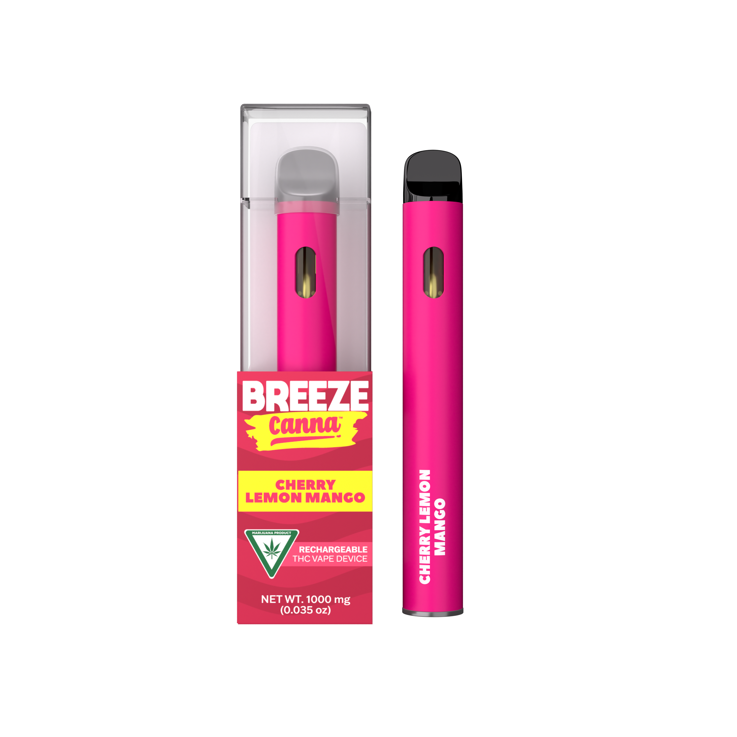 Photograph of product: BREEZE | Disposable Vape | Cherry Lemon Mango | 1g