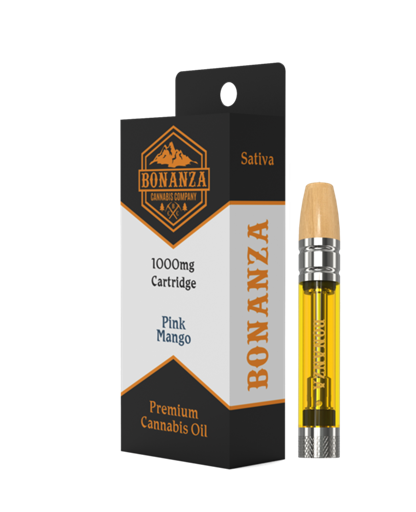 Photograph of product: Bonanza | Pink Mango | 510 Vape Cartridge 1g