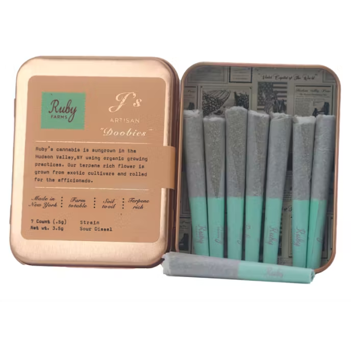 Photograph of product: Doobies | Sour Diesel | Prerolls | 3.5g