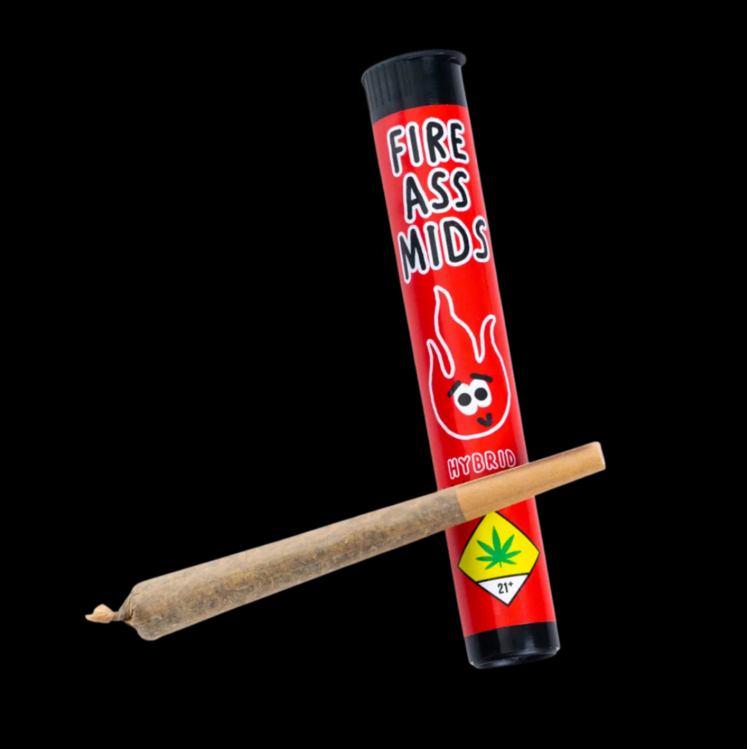 Photograph of product: Amnesia Haze Pre-roll Fire Ass Mids