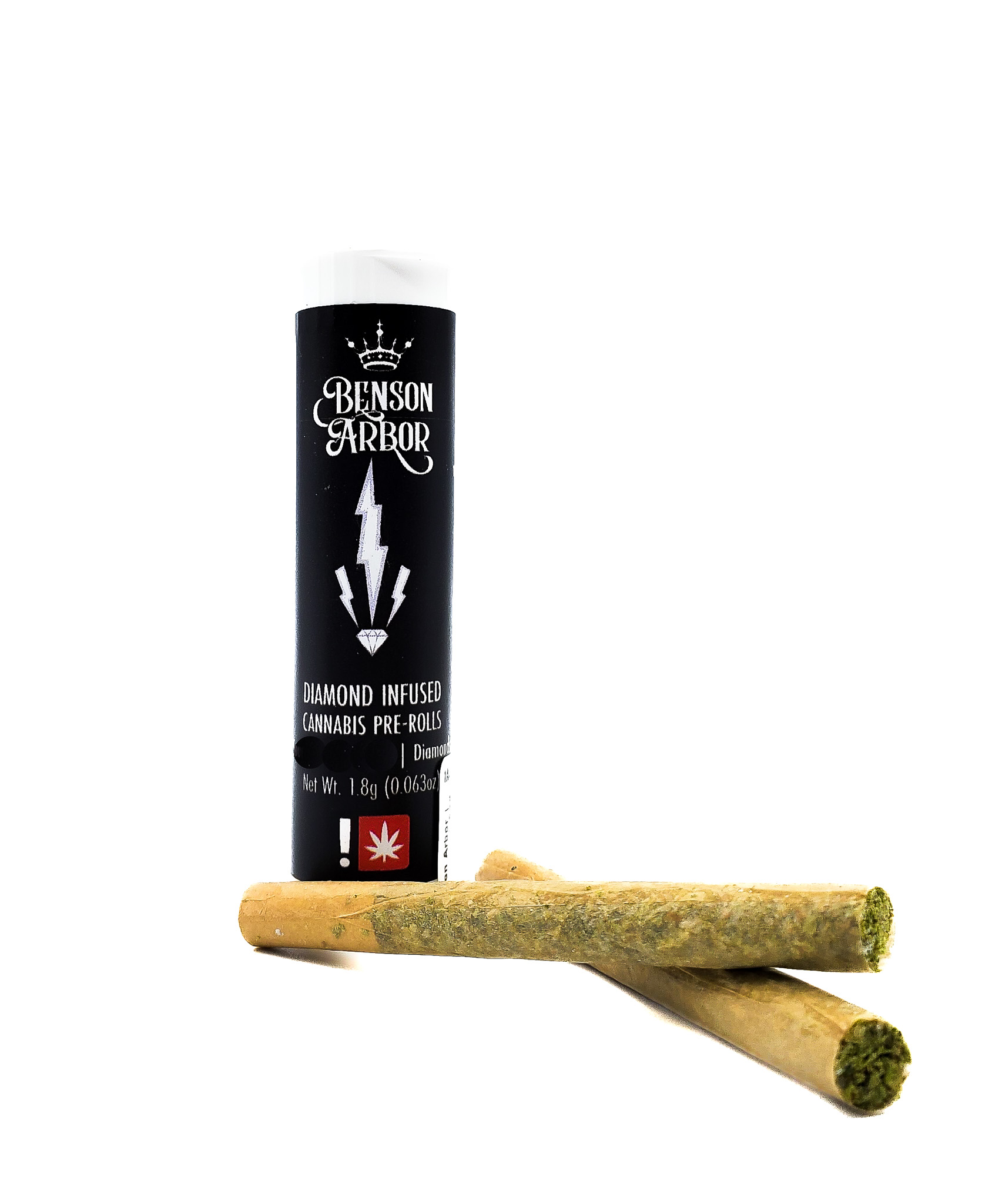 Photograph of product: Benson Arbor | Diamond Infused Pre-Roll 2Pk | The Animal