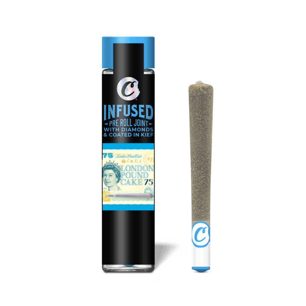 Photograph of product: Cookies / Infused PreRoll / London Pound Cake