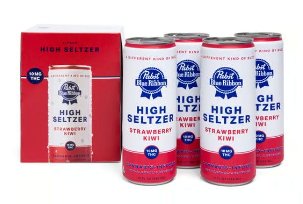 Photograph of product: Strawberry Kiwi 4 Pack Seltzer