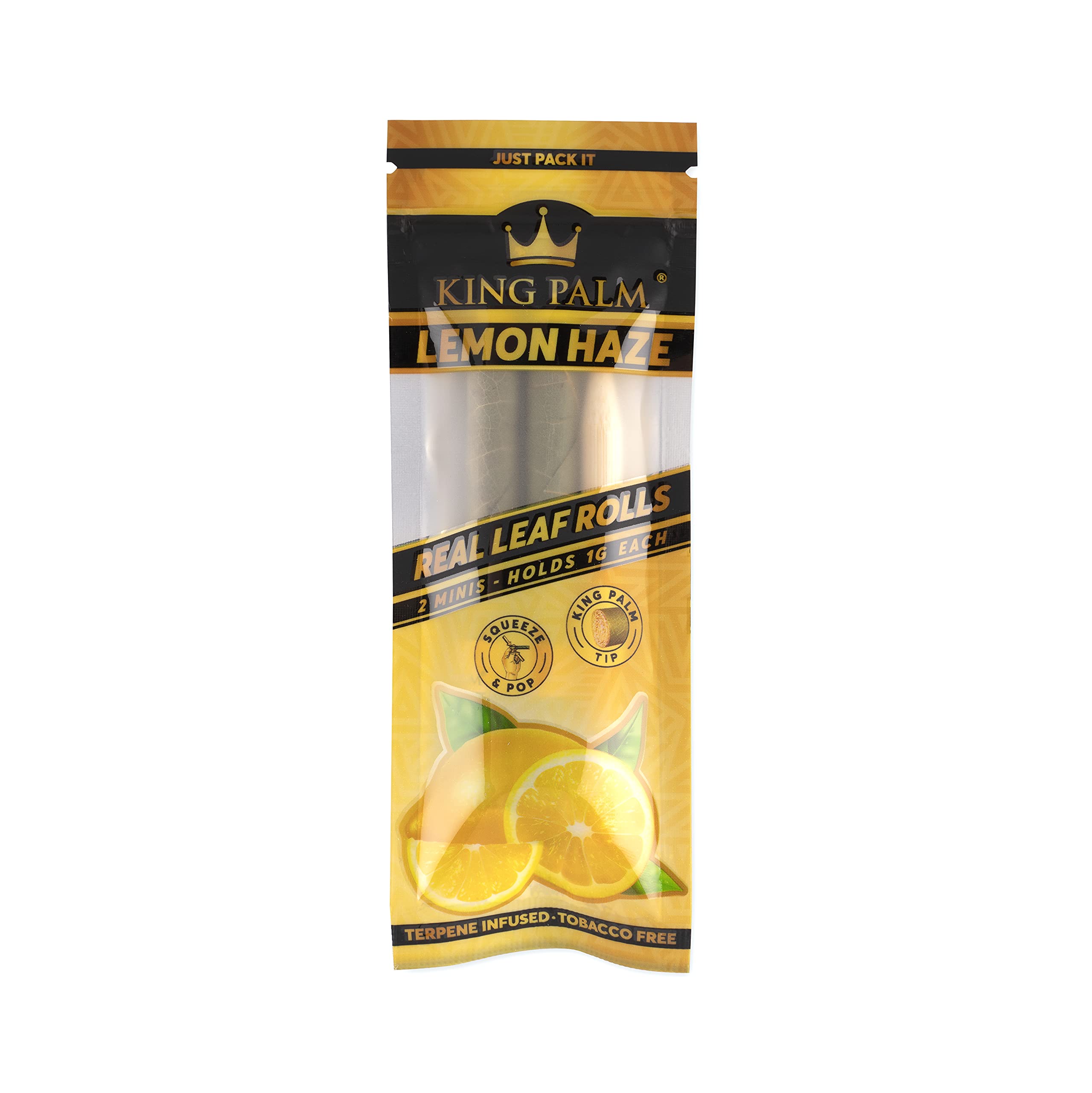 Photograph of product: King Palm - Mini Cones - Lemon Haze - 2pk