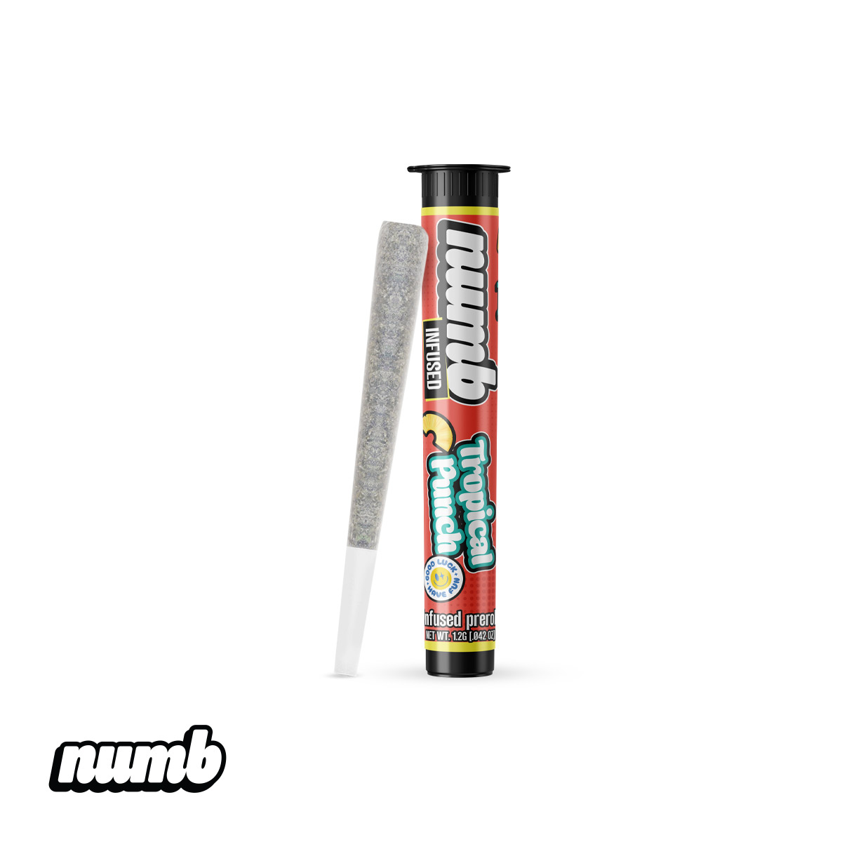 Photograph of product: Numb Tropical Punch Infused Pre-Roll | 1.2g