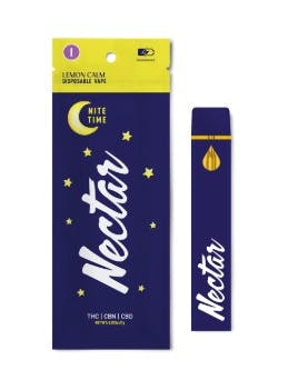 Photograph of product: Lemon Calm 1:1 TH-oui/CBD Disposable (1g)