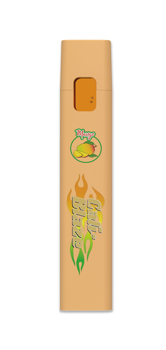 Photograph of product: Cali Blaze | Mango | Live Resin | All In One | 1g