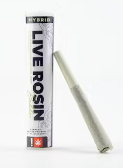 Photograph of product: Oregrown High Desert Sour Sage x Sour 91 Pie Candy Rosin Infused Pre-Roll 1g
