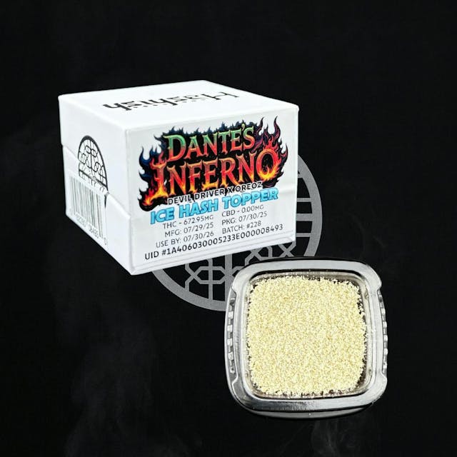 Photograph of product: Dantes Inferno | 1g Ice au chocolat Topper - 