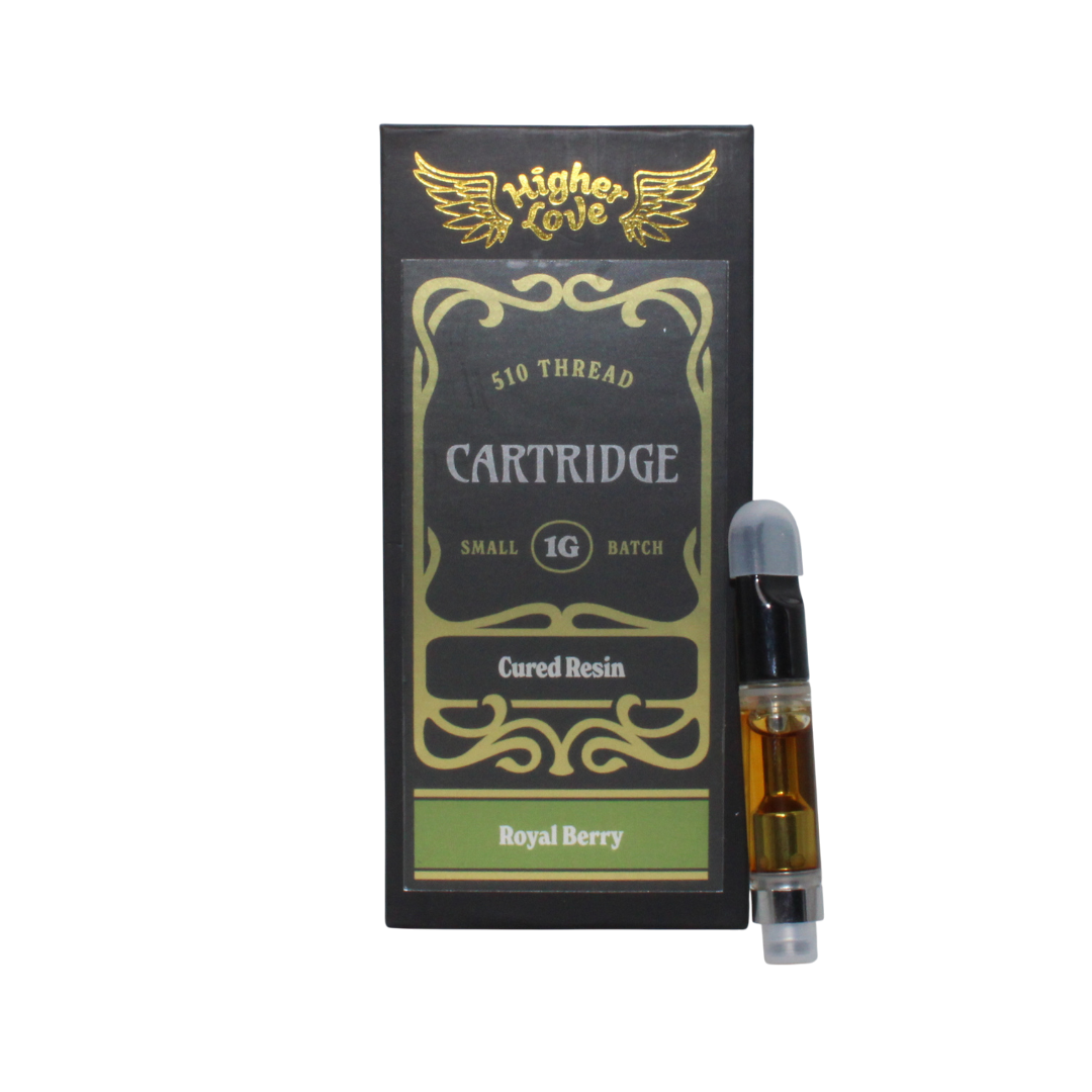Photograph of product: Higher Love Royal Berry Cured Resin Cart | 1g