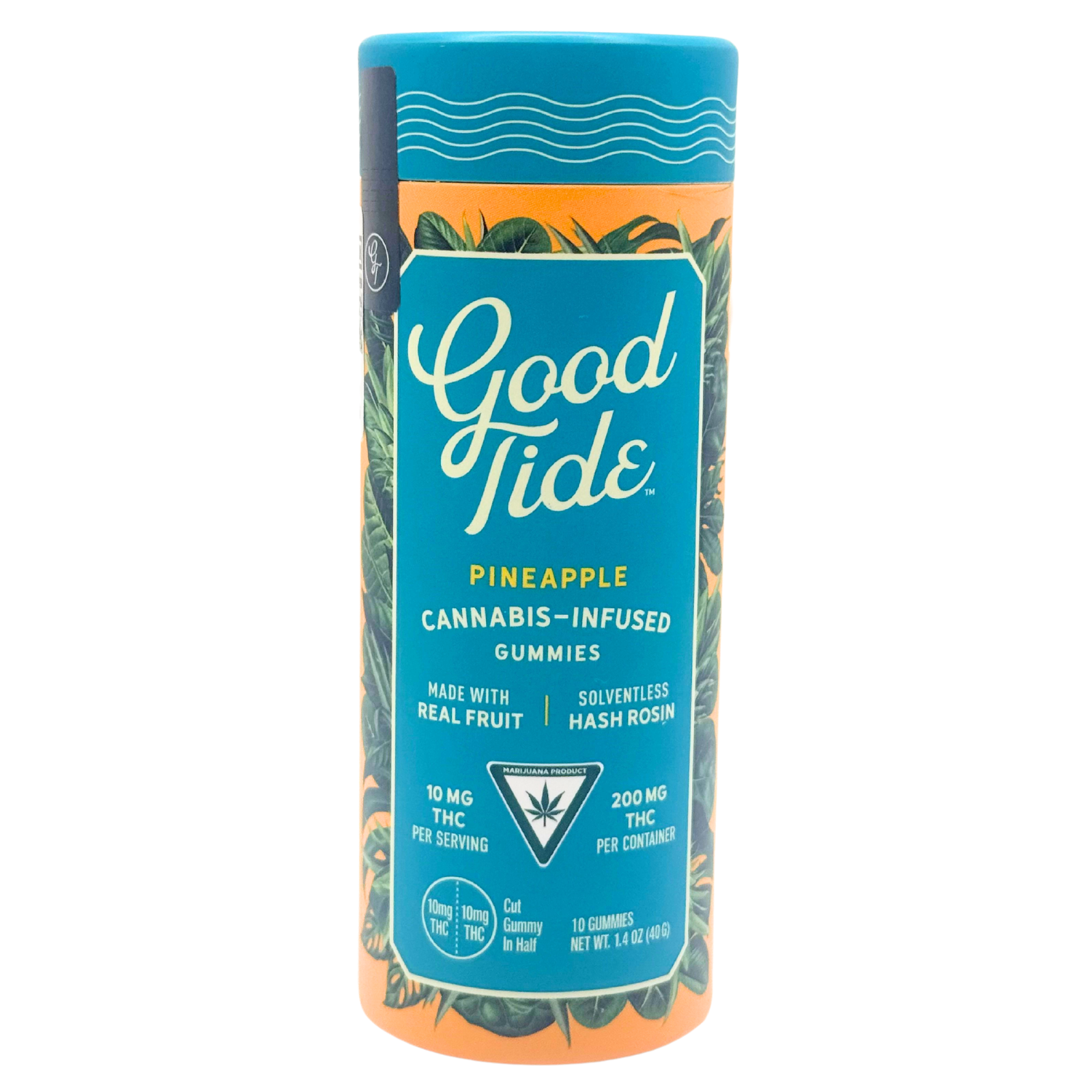Photograph of product: Good Tide |  Single-Strain Rosin Gummies 200mg | Pineapple