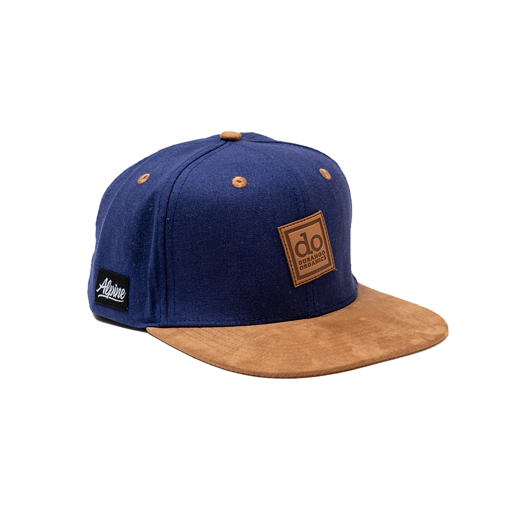 Photograph of product: Hat - D.O. Logo - Navy & Suede