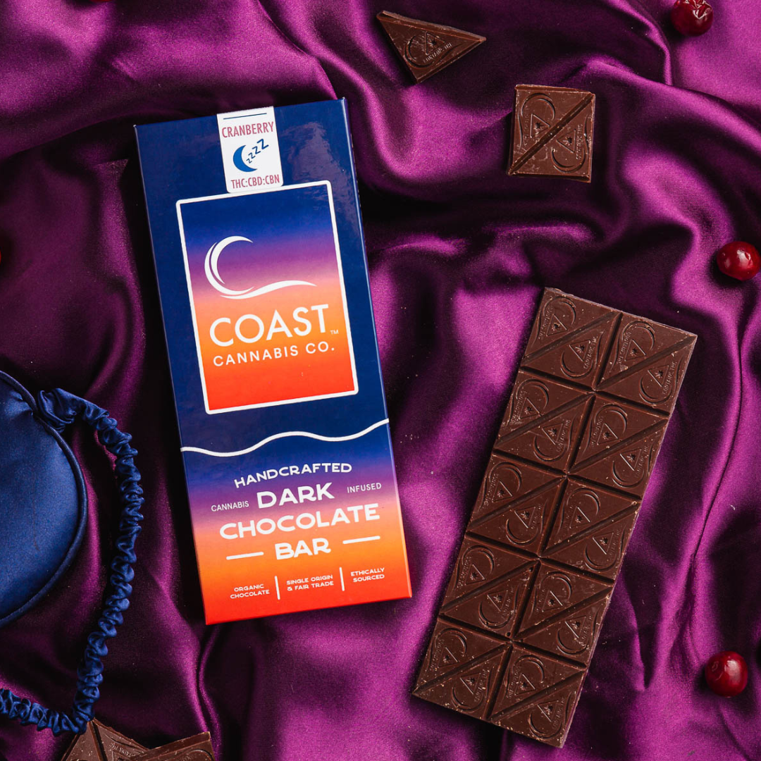 Photograph of product: 1:1:1 Dark Chocolate Cranberry Bar | TAX INCLUDED