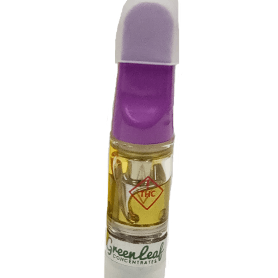 Photograph of product: Green Leaf Bubblegum OG cartridge 500mg
