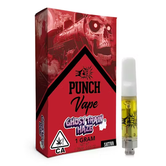 Photograph of product: [Punch] Distillate Cartridge - 1g - Ghost Train Haze (S)
