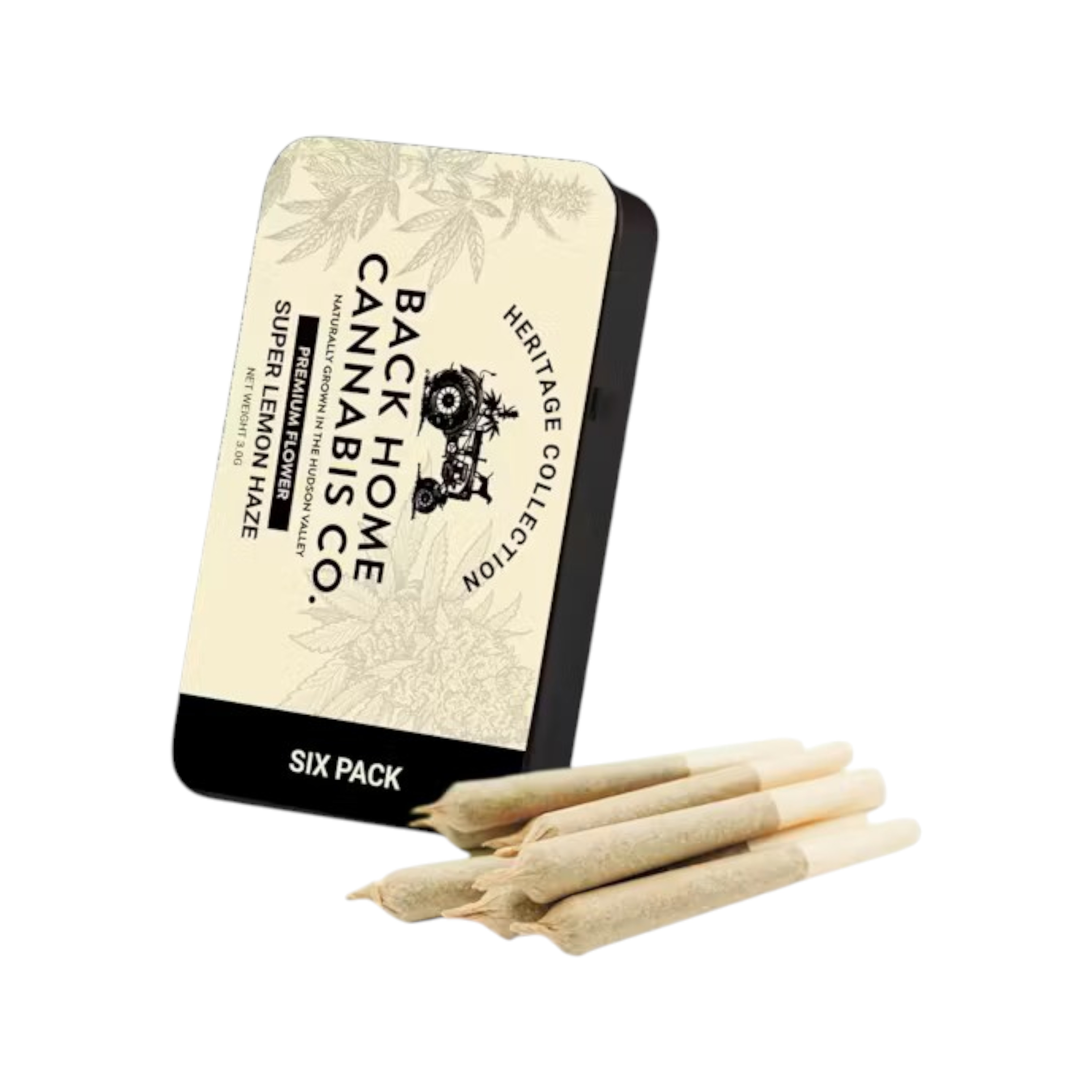 Photograph of product: Back Home Oui'd Super Lemon Haze 6pk Prerolls