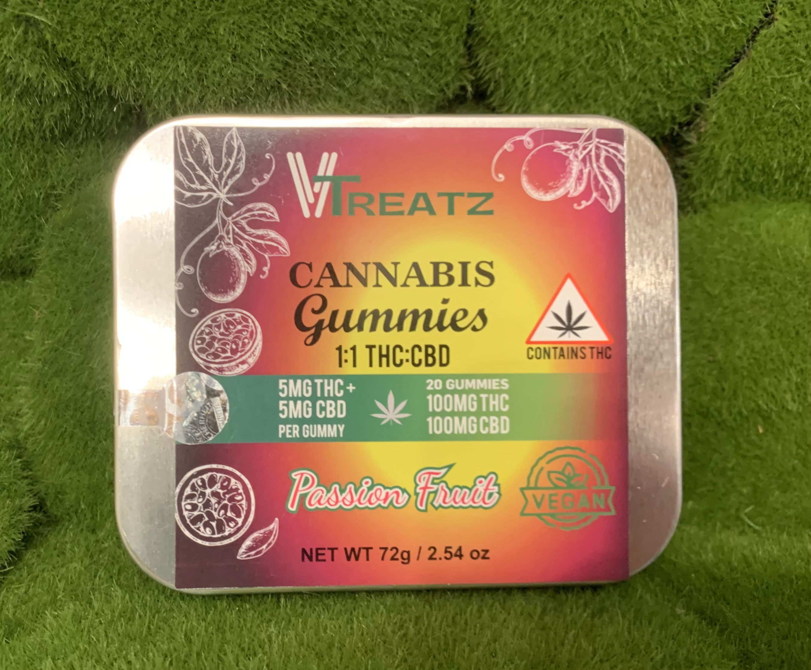 Photograph of product: 100mg Edible Pack | Passionfruit 1: ummies | VTreatz