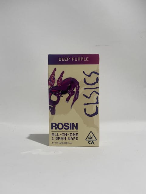 Photograph of product: Deep Purple Live Rosin All-in-One - 1g - 