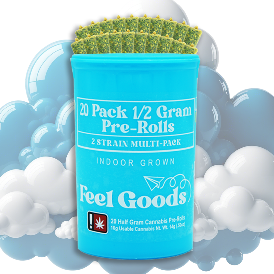 Photograph of product: 20pk Mike and Gary + Animal Mintz - Preroll Pack - Feel Goods