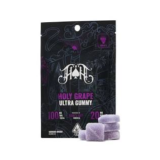 Photograph of product: Heavy Hitters | Gummies | Holy Grape | 100mg