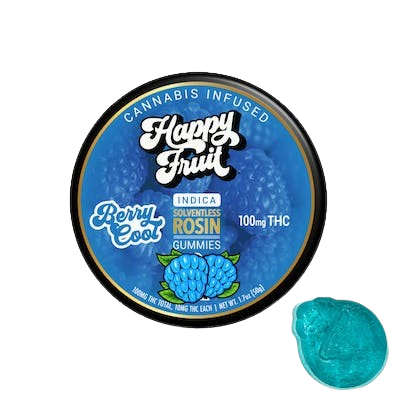 Photograph of product: Happy Fruit | Berry Cool Rosin Gummies | 100mg