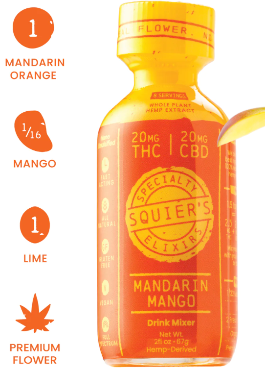 Photograph of product: Mandarin Mango Elixir | 500mg/5oz