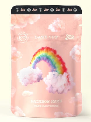 Photograph of product: Rainbow Haze Cartridge ( H ) 1g