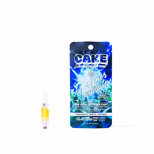 Photograph of Product: Cake | Pineapple Tartz - 1g - Hybrid - Cartridge