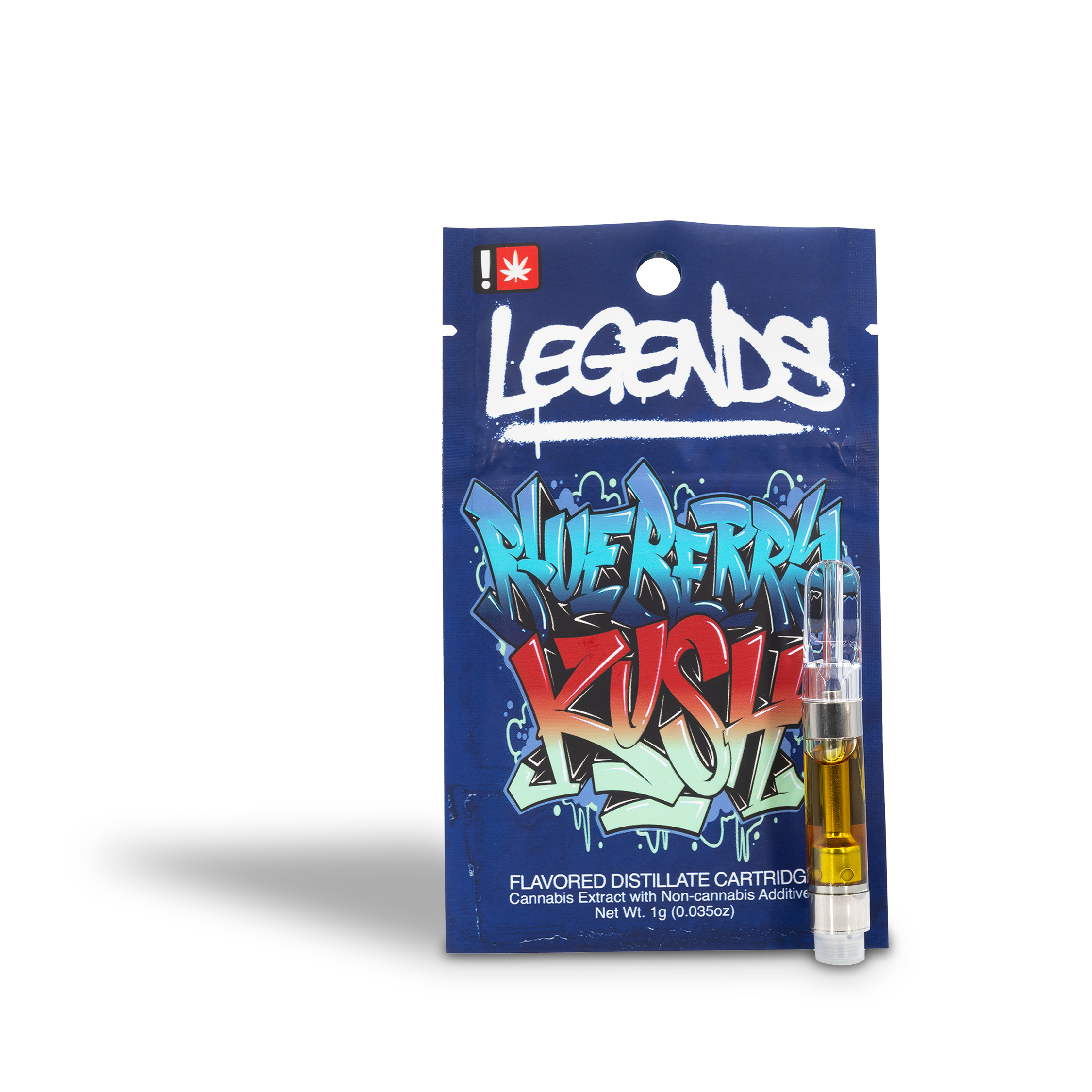 Photograph of product: Legends - Blueberry Kush Flavored Cart