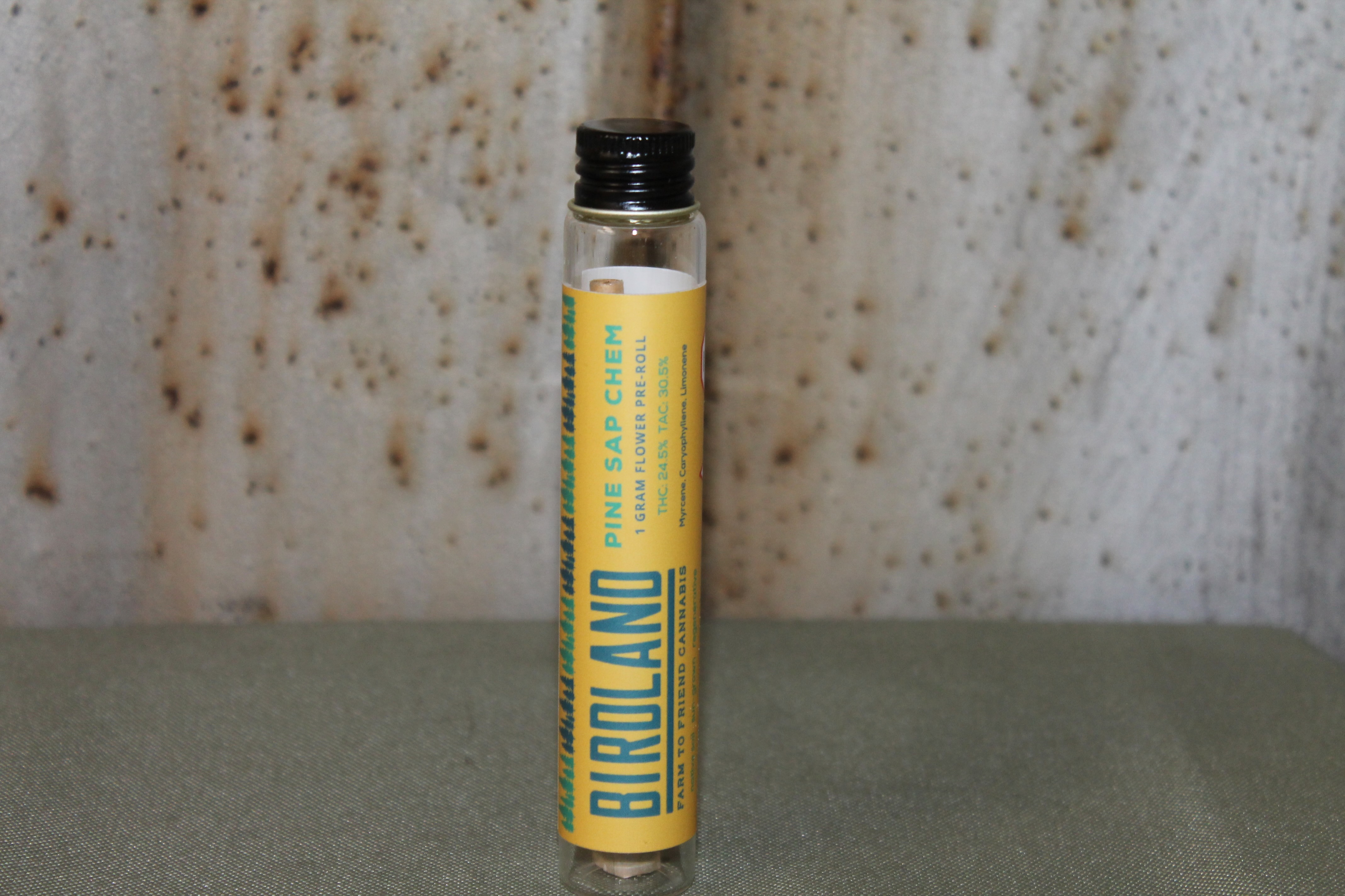 Photograph of product: Birdland I Pine Sap Chem Pre-Roll