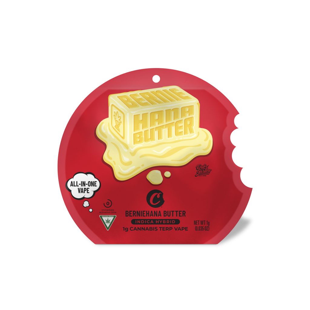 Photograph of product: Cookies - Bernie Hana Butter Disposable 1g