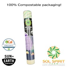 Photograph of product: SOL SPIRIT FARM GRAPEFUL HEAD PREROLL INDICA 1G