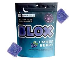 Photograph of product: Slumber Berry | Rosin Gummies | 1:1 TH-oui:CBN | 10pc x 10mg