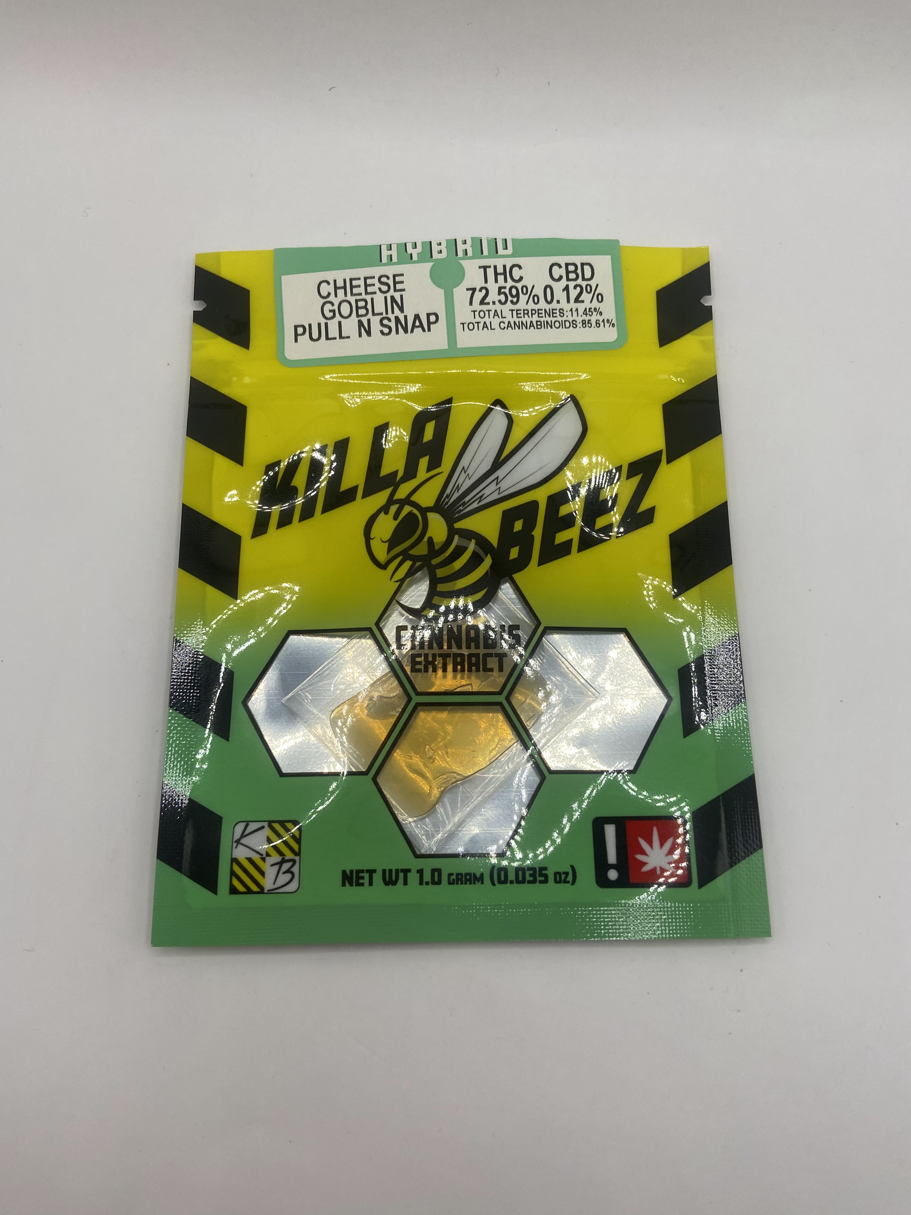 Photograph of product: Killa Beez Shatter | H | Cheese Goblin