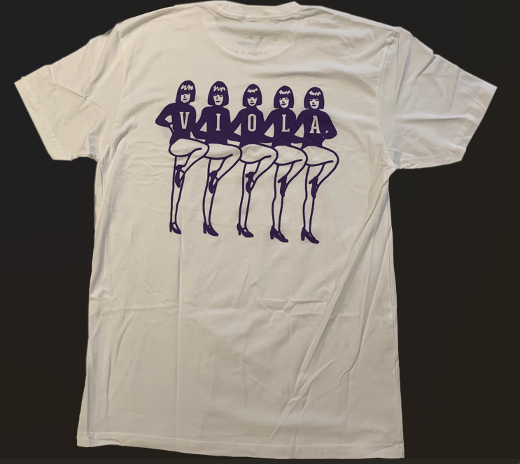 Photograph of product: Showgirls Tee | White | XLarge