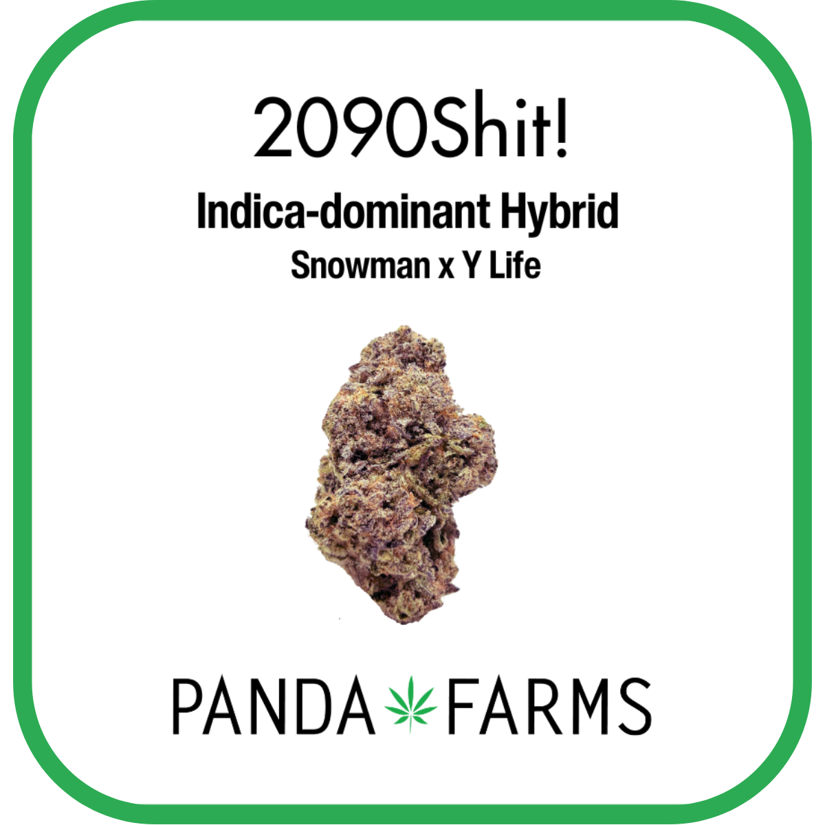 Photograph of product: Flower - 2090 SHIT - Panda Farms - REC - 3.5g