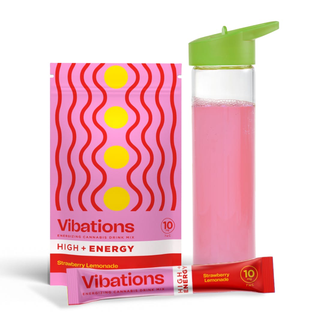 Photograph of product: Strawberry Lemonade Drink Mix | 10 Pack | 50mg