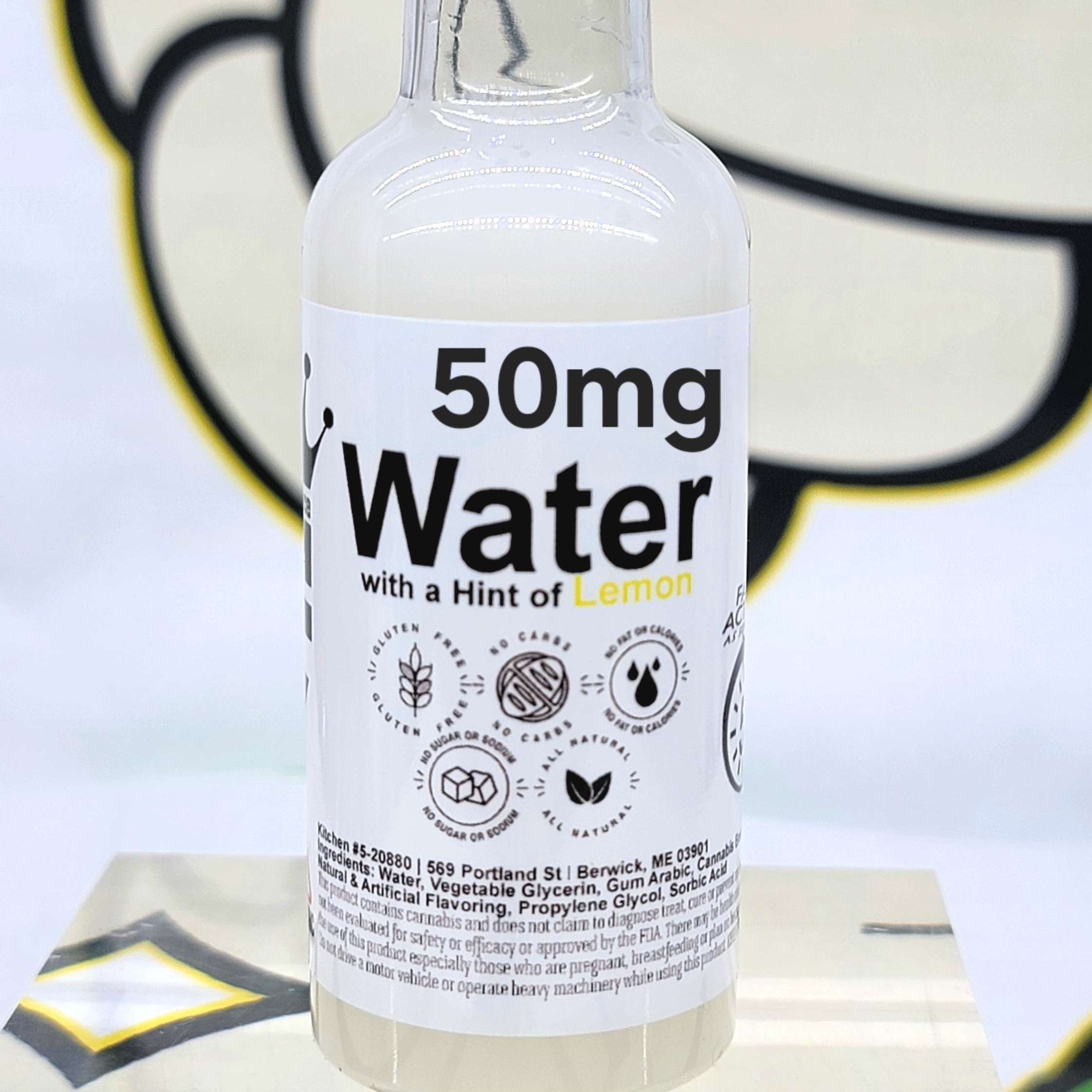 Photograph of product: EkkoEssense - 50mg Water w/Lemon Fast Acting Shot