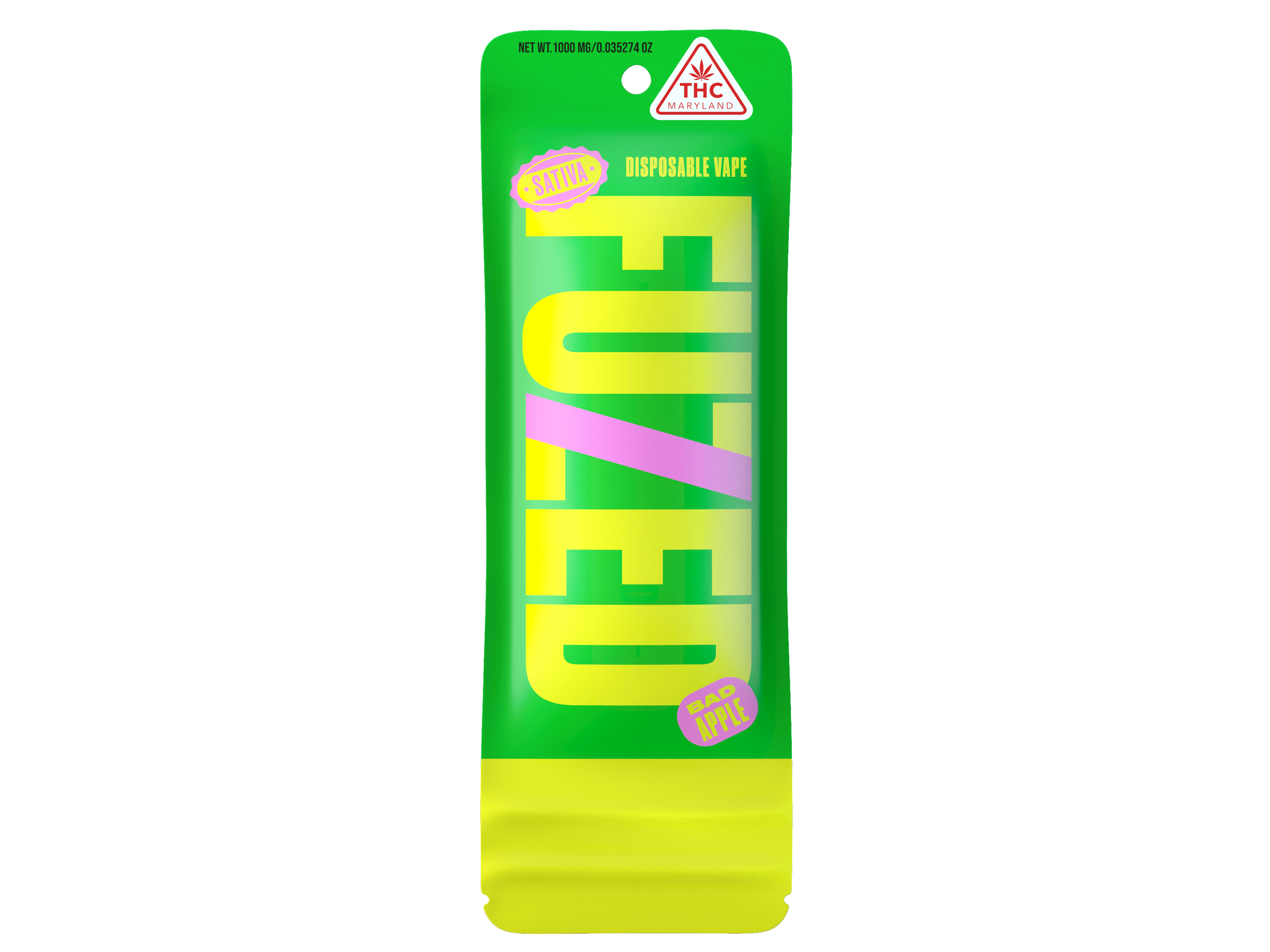 Photograph of product: Bad Apple Disposable Vape (1g) (Fuzed)
