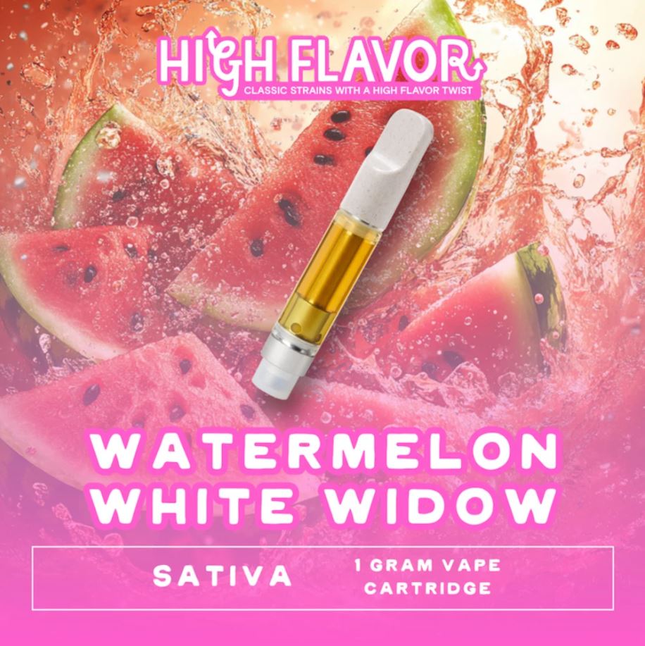 Photograph of product: Watermelon White Widow Distillate Cart 1g (TAX INCLUDED)