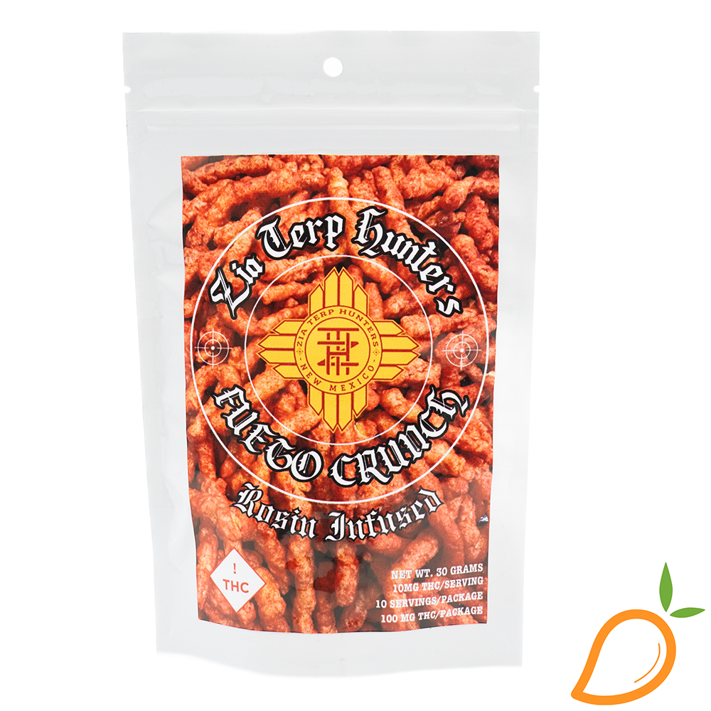 Photograph of product: 100mg Fuego Crunch Hot Chips Zia Terp Hunters