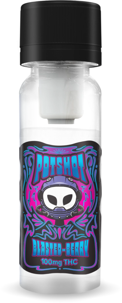 Photograph of product: Pot Shot | Blasted Berry Pot Shot | 100mg