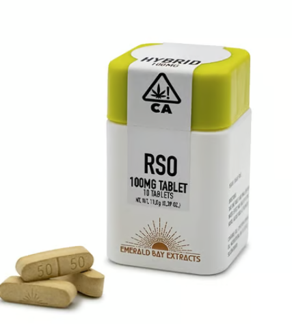 Photograph of product: Tropical Cherries RSO Tablets 100mg TH-oui - TH-oui 10pc Tablets