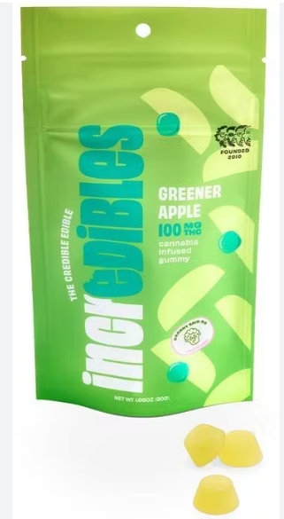 Photograph of product: Gummies |  Greener Apple | 5mg Per Serving | 20 Servings