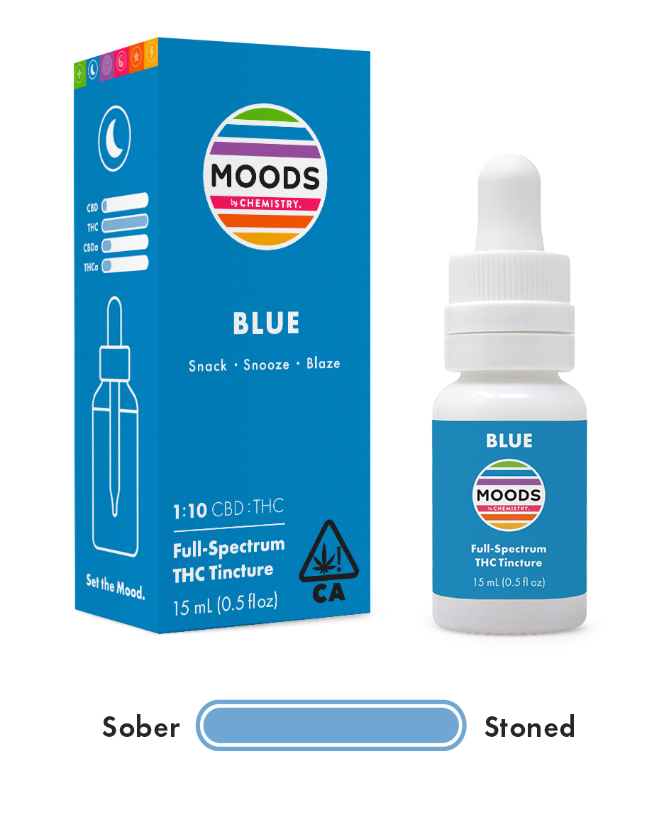 Photograph of product: Chemistry Moods Blue Tincture 1:10