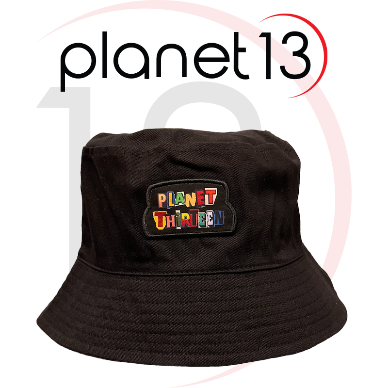 Photograph of product: Planet 13 Black Ransom Logo Bucket Hat