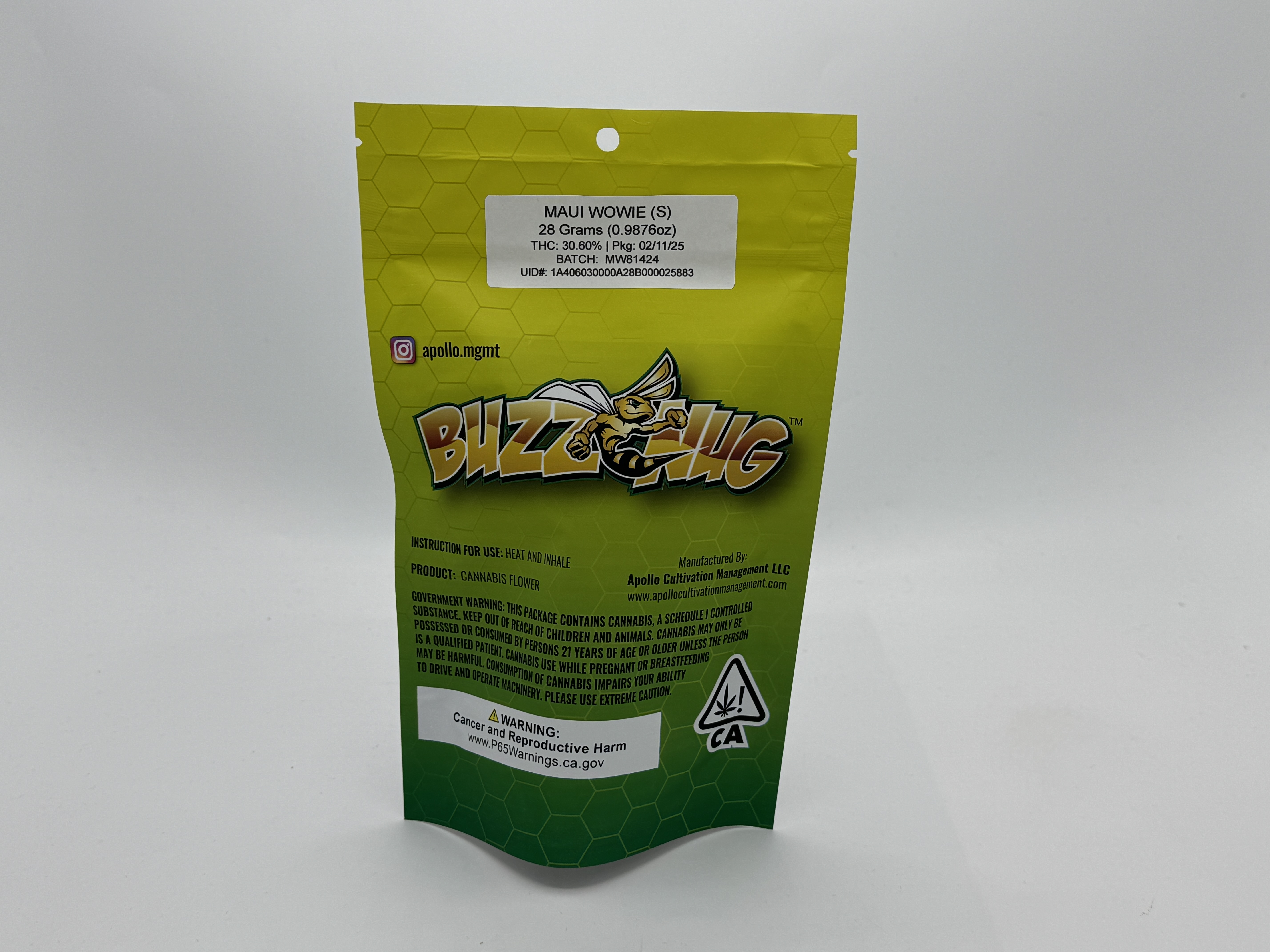 Photograph of product: BuzzNug 28g - Maui Waui