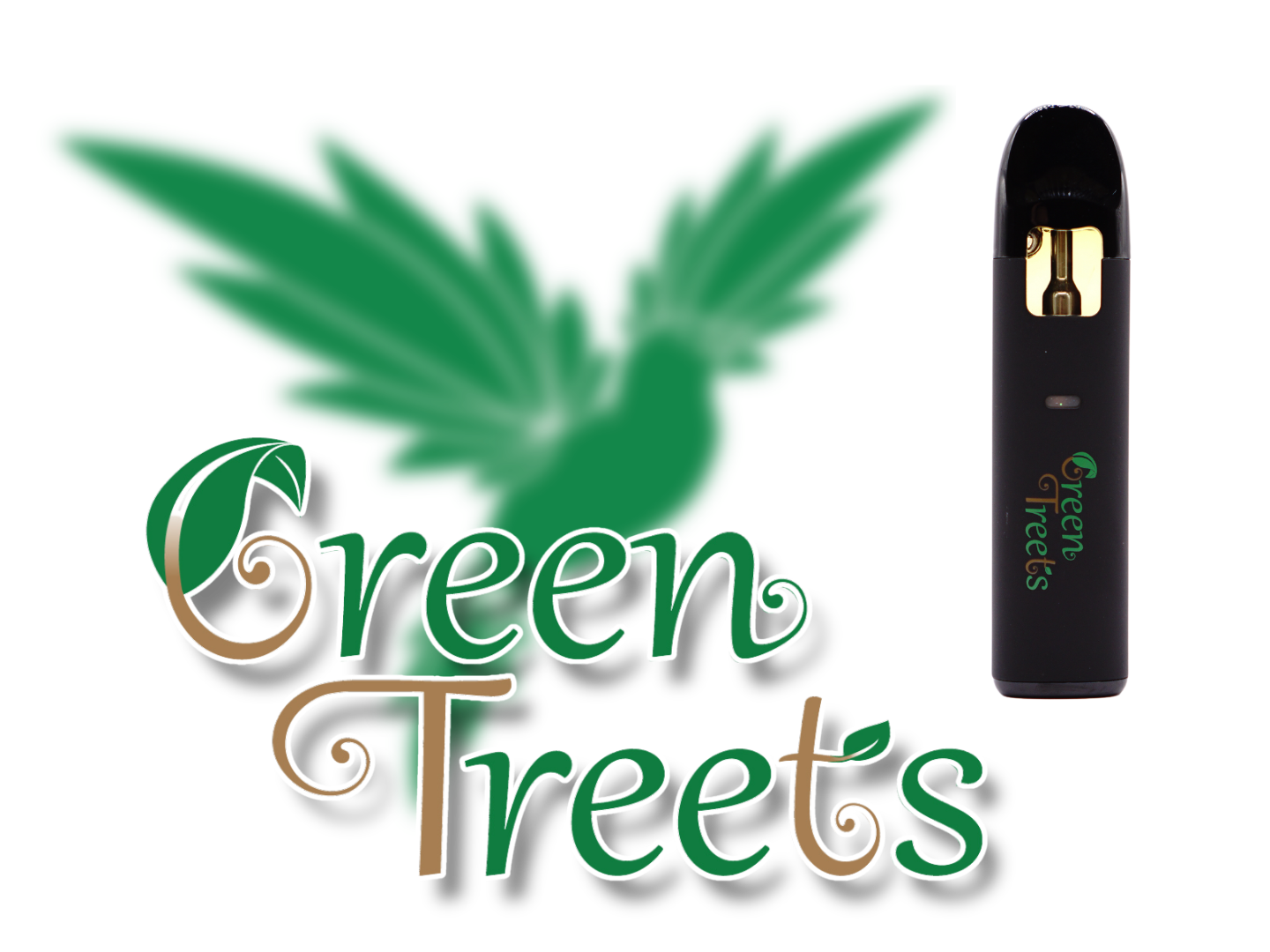Photograph of product: Green Treets AIO - Strawberry Cough