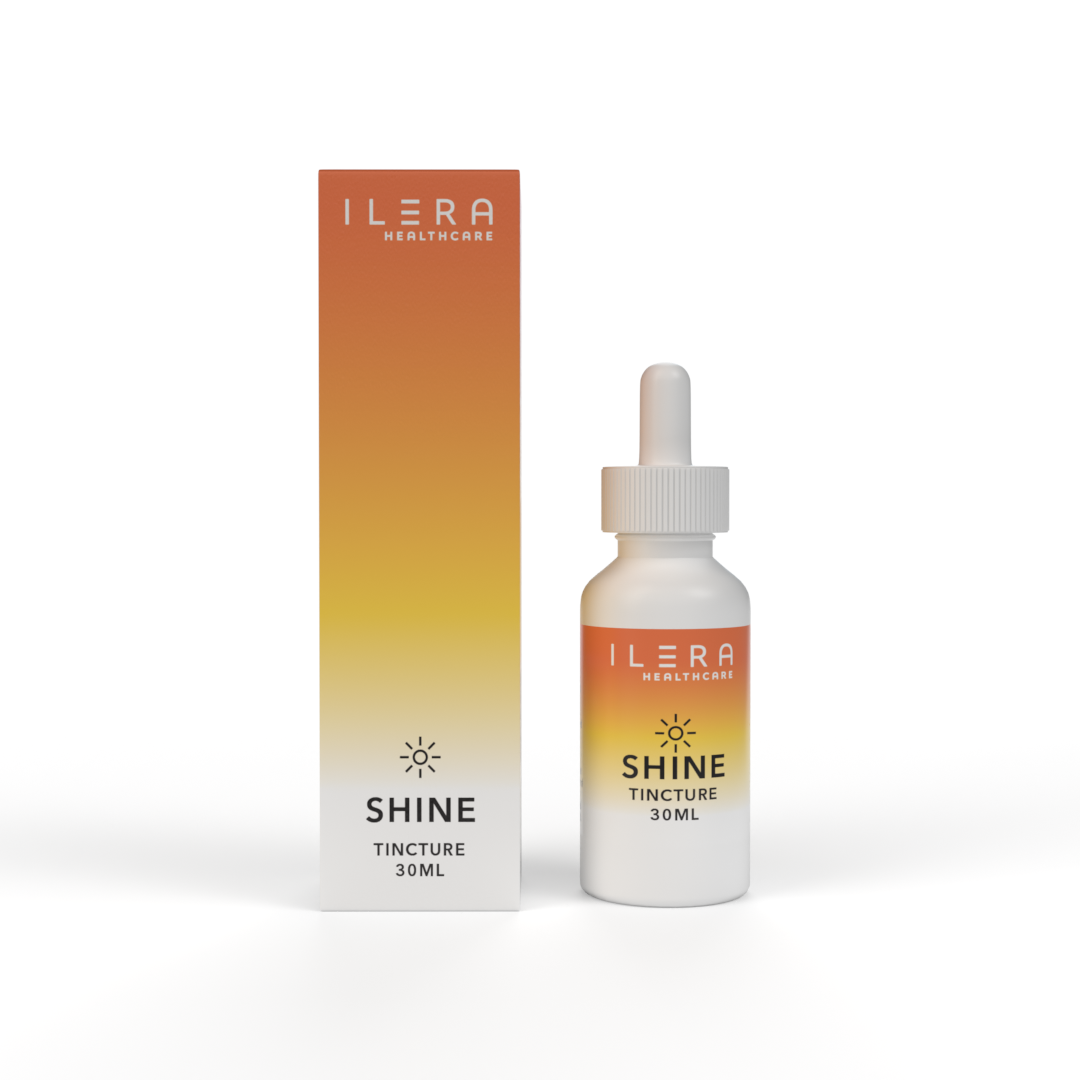Photograph of Product: Ilera Shine 1:1 THC:CBD Tincture 30mL